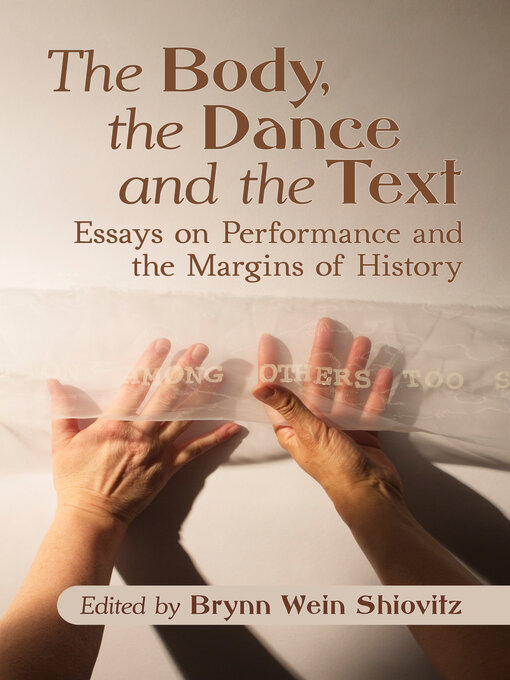 Cover image for The Body, the Dance and the Text